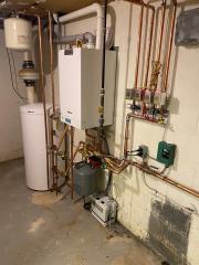 Energy-efficient gas heating system after oil to gas conversion AC repair in Roxbury NJ