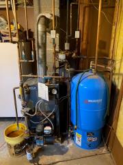 Oil furnace setup before switching to gas heating