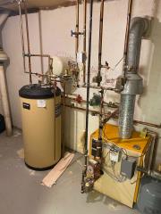 Oil furnace setup before switching to gas heating