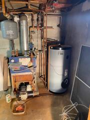 Oil furnace setup before switching to gas heating