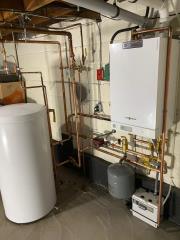 Energy-efficient gas heating system after oil to gas conversion AC repair in Jefferson NJ