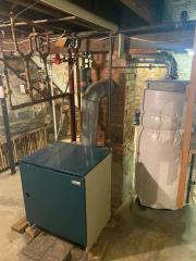 Oil furnace setup before switching to gas heating
