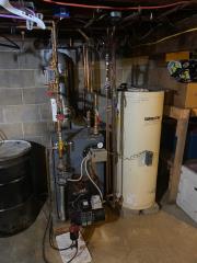 Oil furnace setup before switching to gas heating